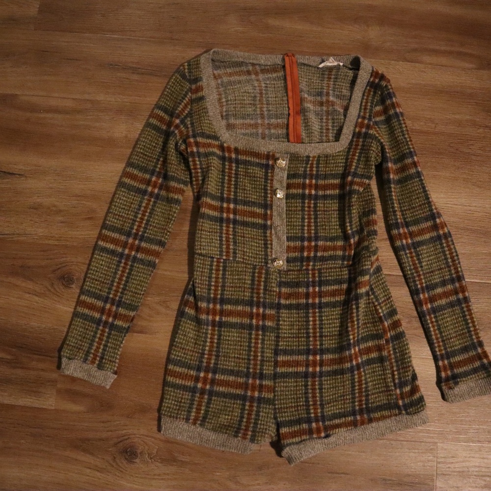 Romper | Check Pattern - Picture 3 of 5